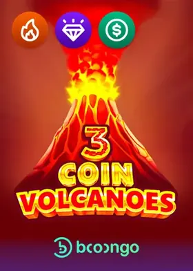 3 Coin Volcanoes pokie by 3Oaks at Moon Win