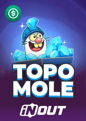 topo mole pokie by InOut at Moon Win